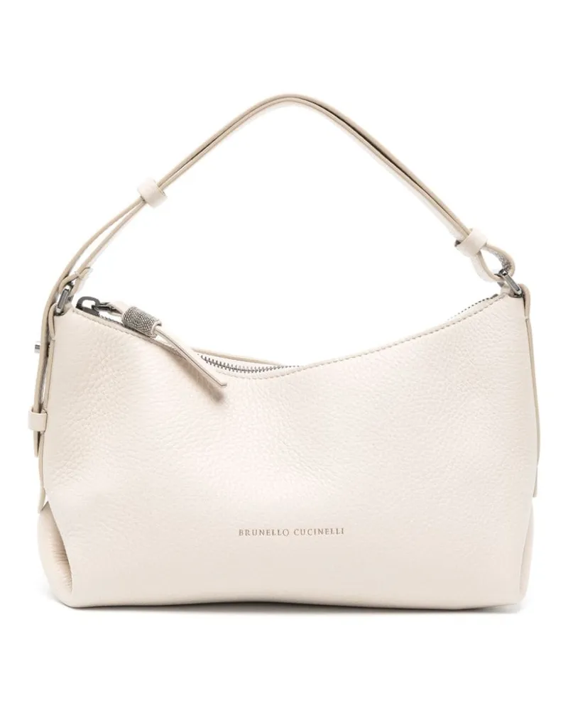 Brunello Cucinelli Tasche mit Logo - Nude Nude