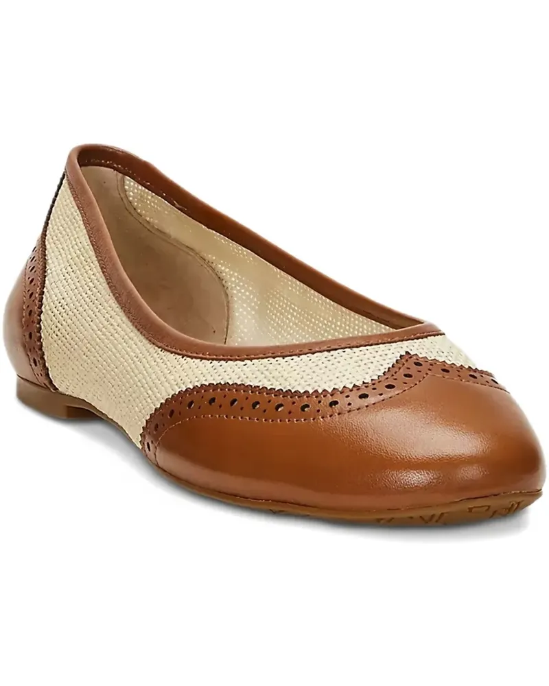 Ralph Lauren Gewebte Pumps - Nude Nude