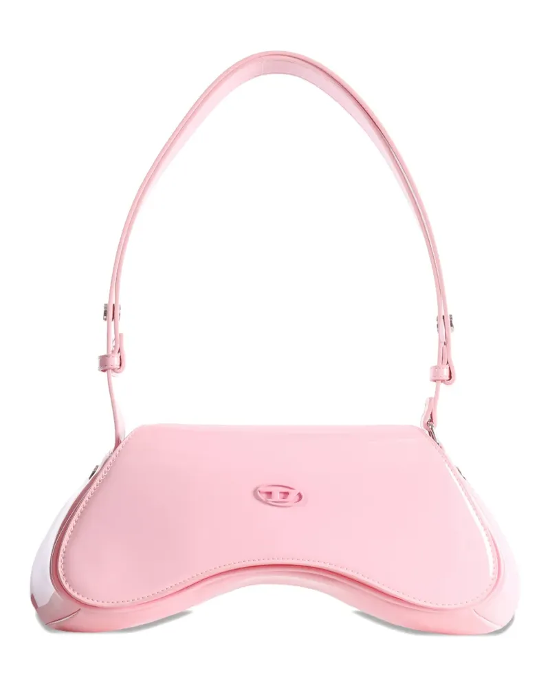 Diesel glossy shoulder bag - Rosa Rosa
