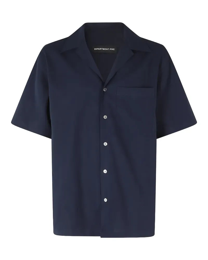 Department 5 Cape short-sleeve shirt - Blau Blau