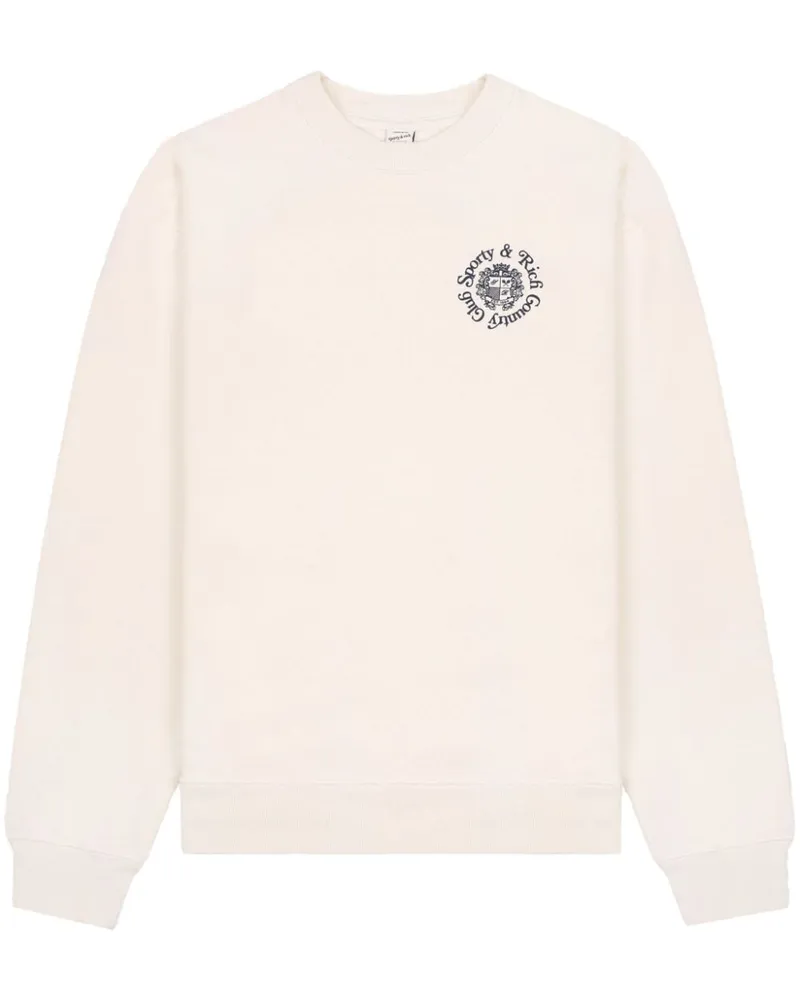 SPORTY & RICH Hotel Sweatshirt - Weiß Weiß