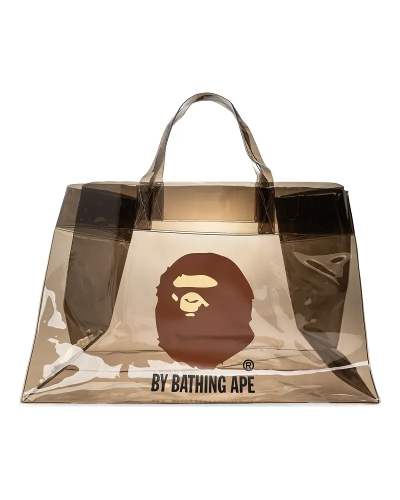 BAPE Ape Head-print tote bag - Braun Braun