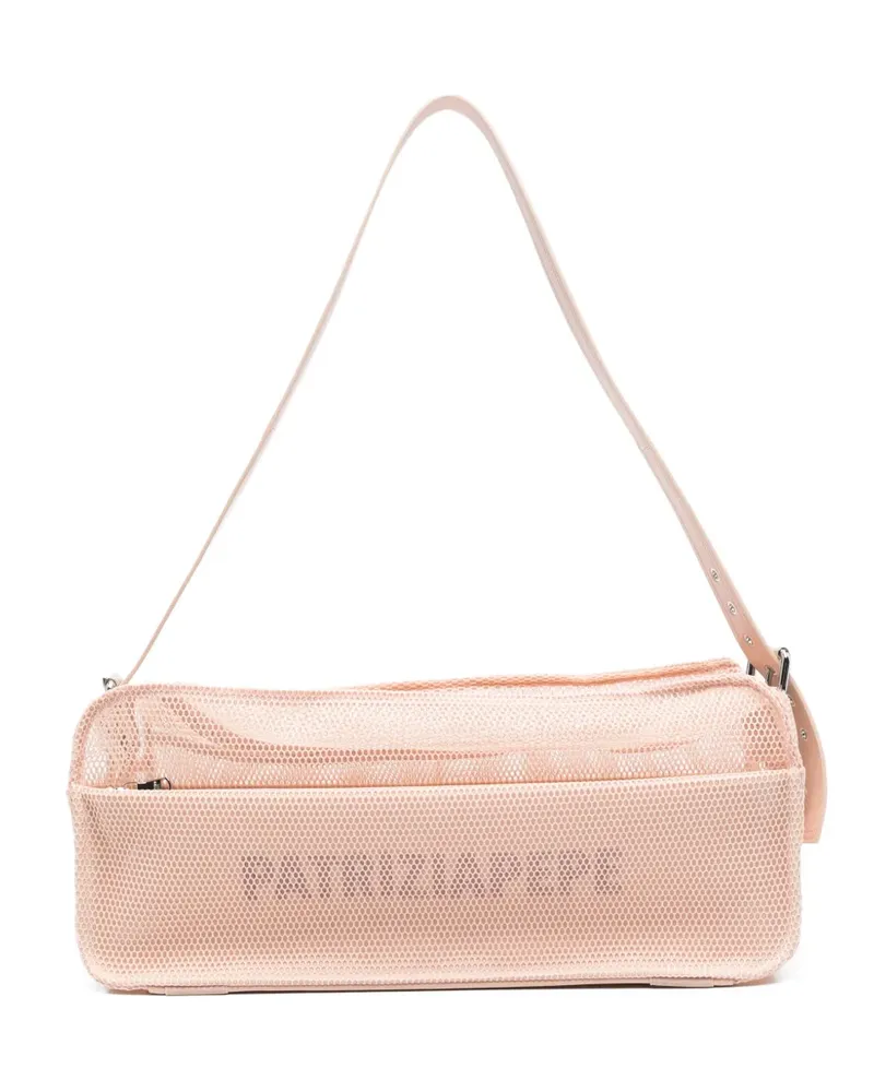 Patrizia Pepe mesh crossbody bag - Rosa Rosa
