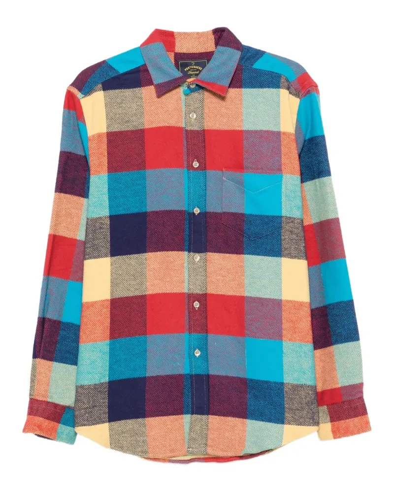 Portuguese Flannel check flannel shirt - Blau Blau