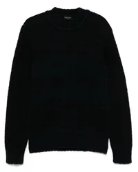 Roberto Collina Pullover mit Jacquard Schwarz