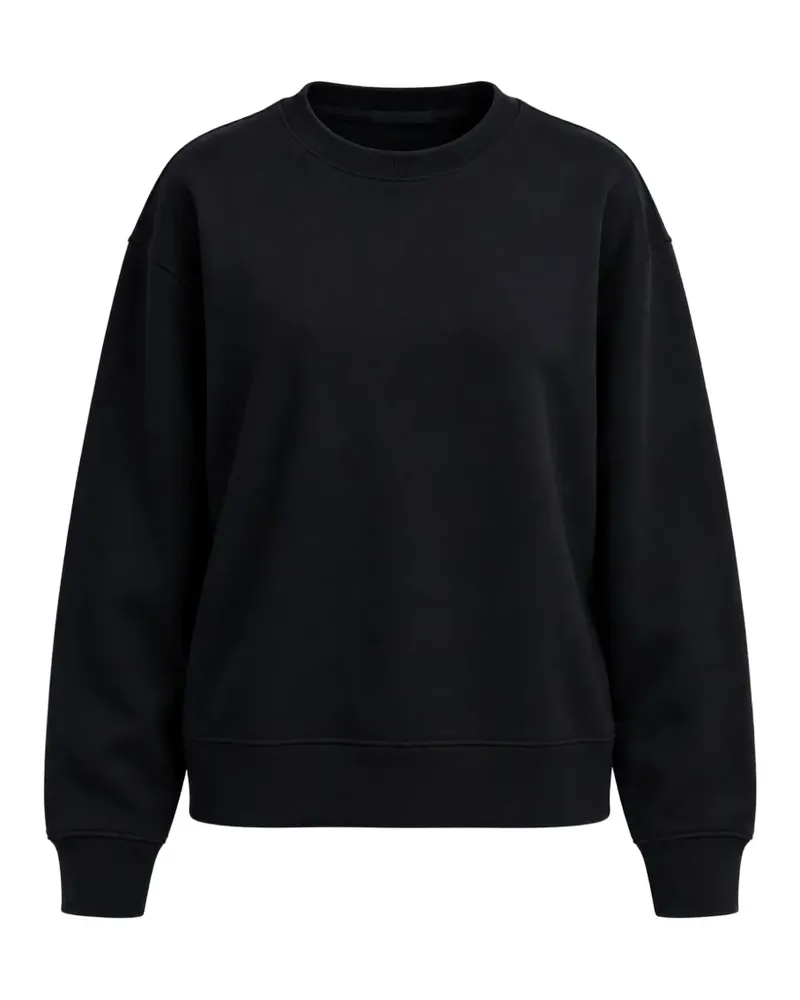 Handvaerk crew-neck sweatshirt - Schwarz Schwarz