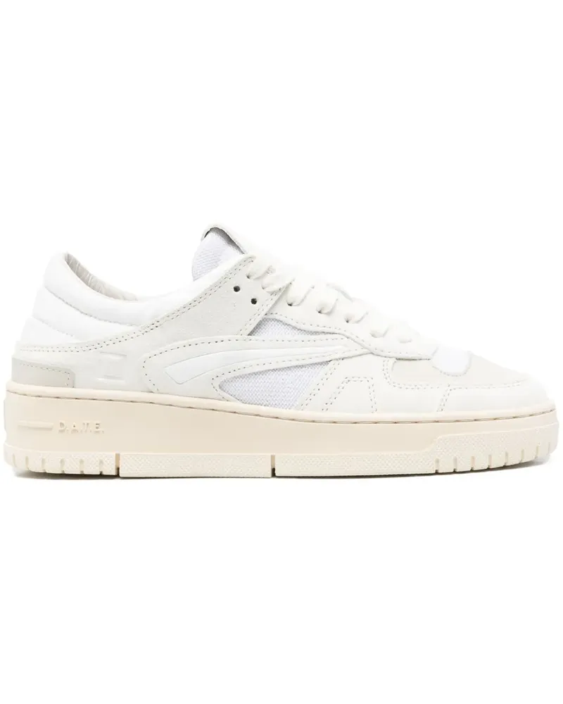 D.A.T.E. Sneakers mit Kontrasteinsätzen - Nude Nude