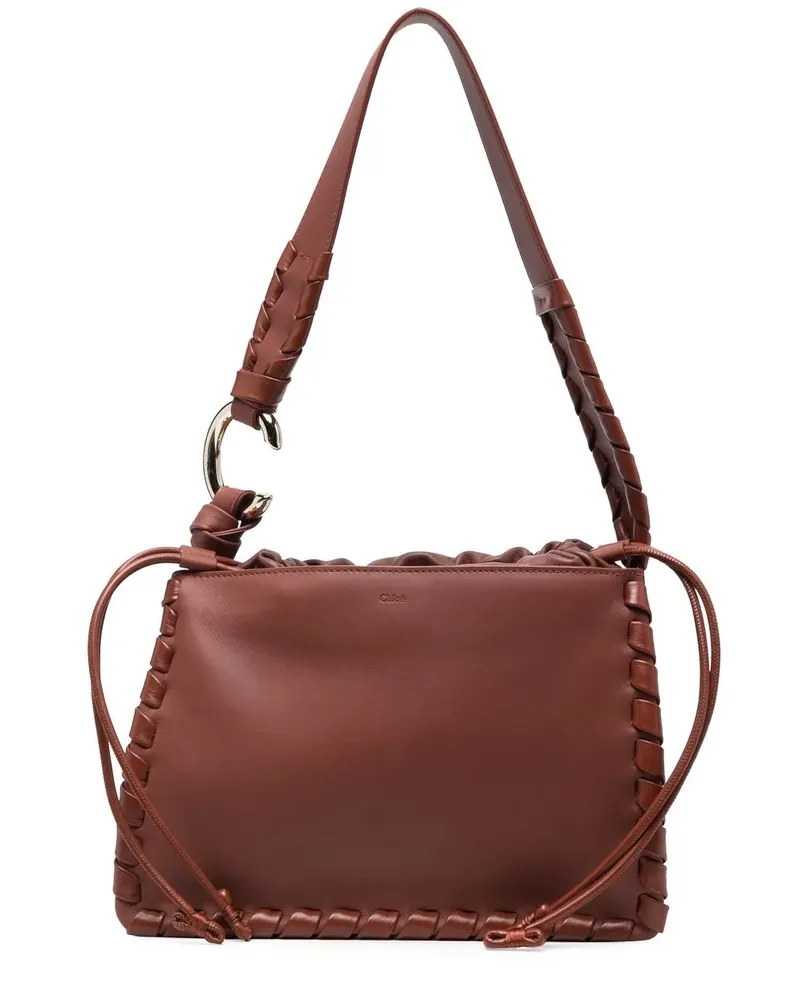 Chloé Tess Schultertasche - Braun Braun