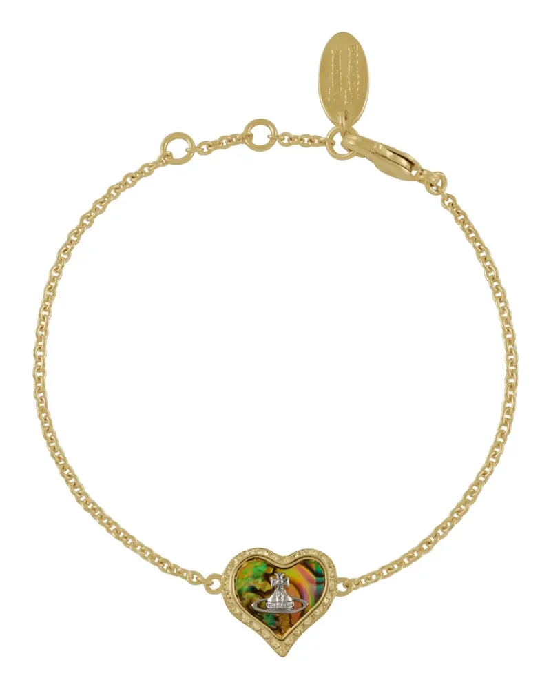 Vivienne Westwood heart-charm bracelet - Gold Gold