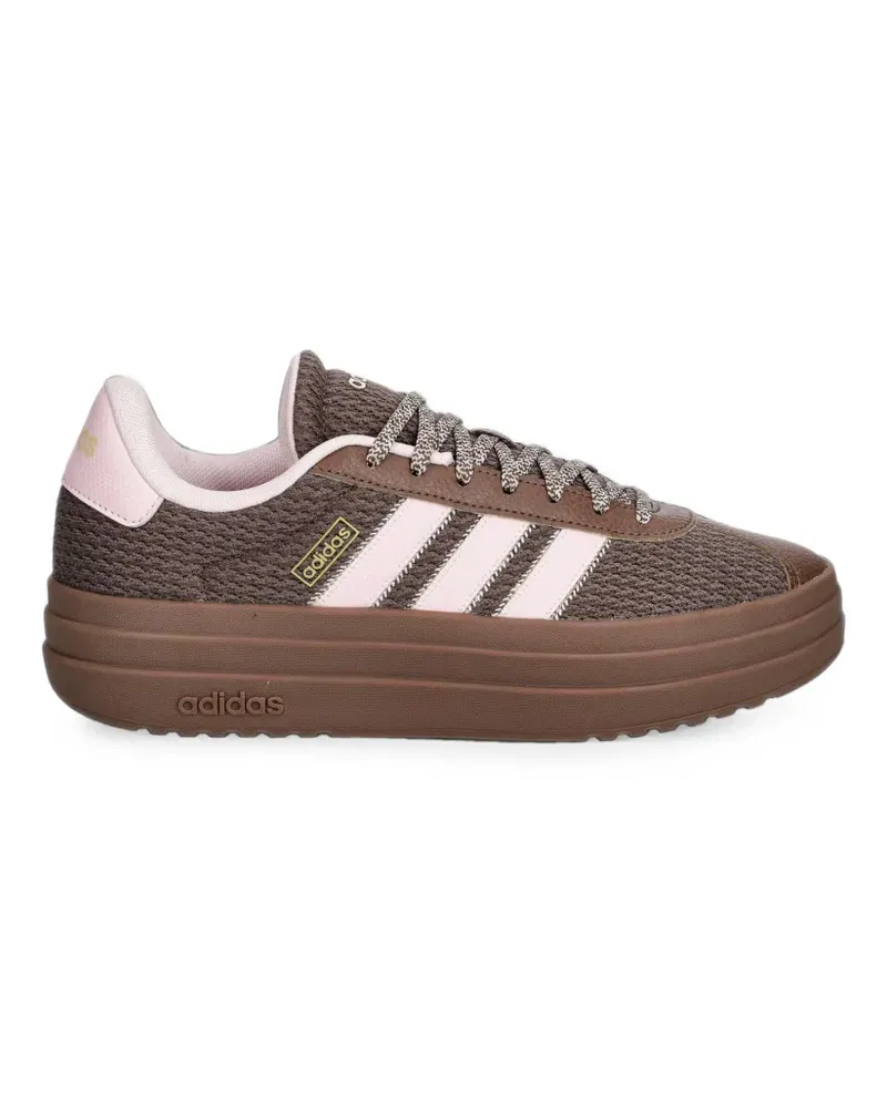 adidas VL Court Bold Stripes Plateau-Sneakers - Braun Braun