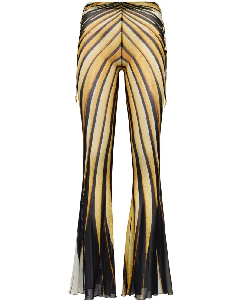 Roberto Cavalli Ausgestellte Ray of  Hose Gold