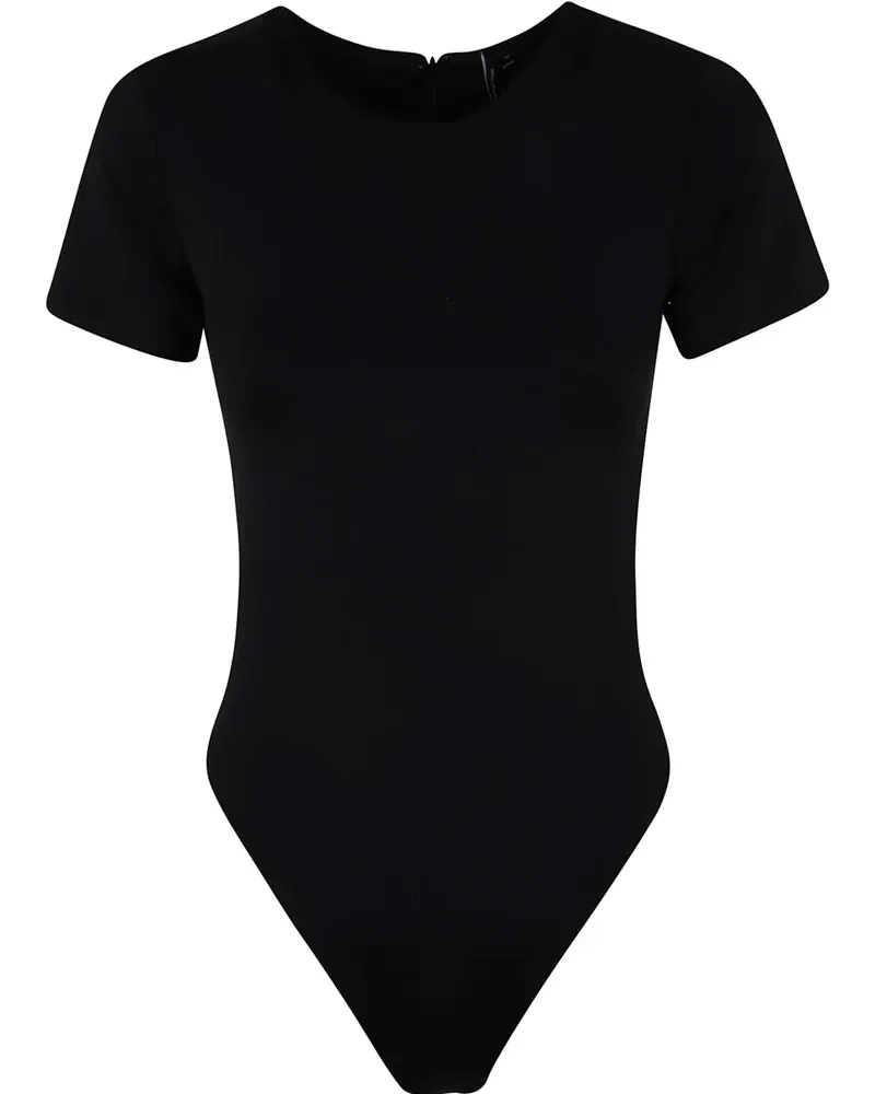 Entire Studios Kurzärmeliger Body - Schwarz Schwarz