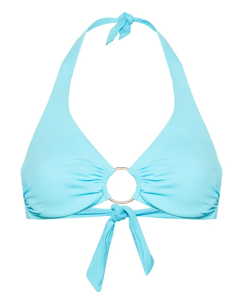 Melissa Odabash Brussels Bikinioberteil mit Ring - Blau Blau