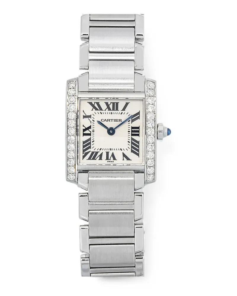 Cartier Tank Française diamond 20mm watch - Weiß Weiß