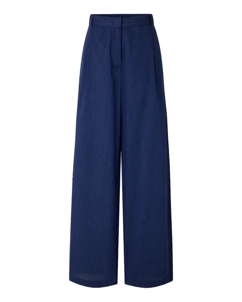 Sessùn Provencia pinstripe-pattern trousers - Blau Blau
