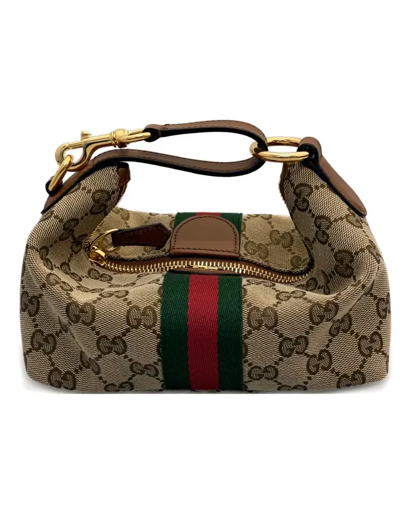 Gucci Vanity monogram-pattern mini bag - Nude Nude