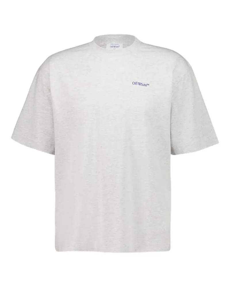 OFF-WHITE scribble skate cotton T-shirt - Grau Grau