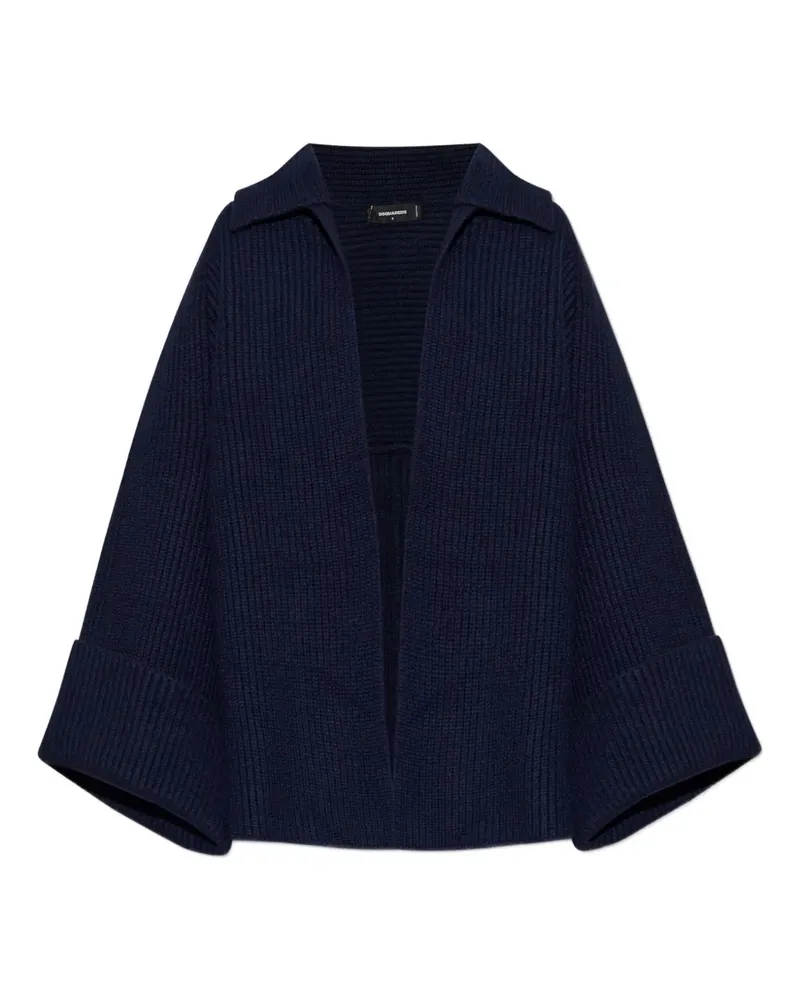 Dsquared2 Cardigan in Cape-Form - Blau Blau