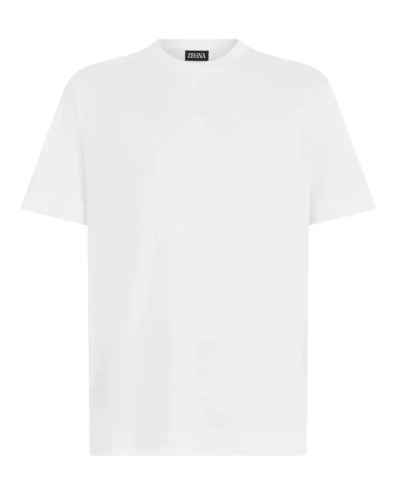 Ermenegildo Zegna crew-neck short-sleeve T-shirt - Weiß Weiß