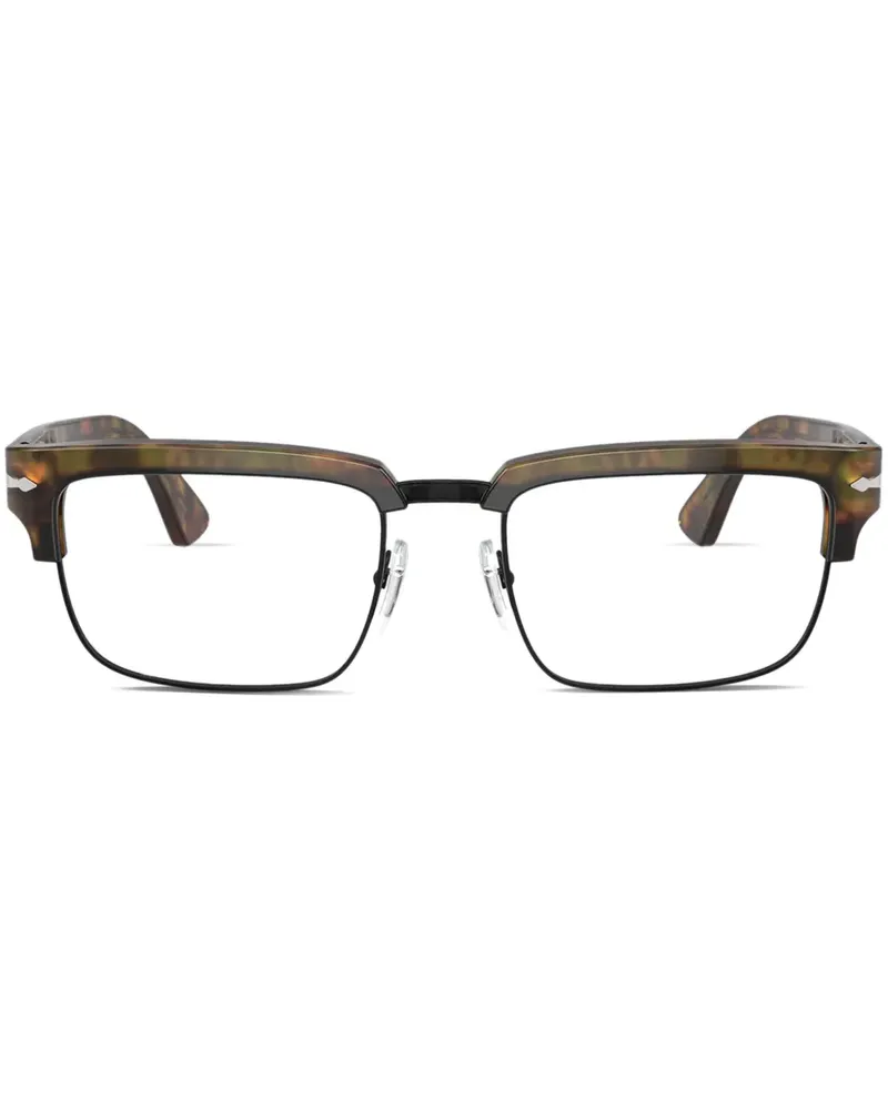 Persol Brille mit eckigem Gestell - Braun Braun