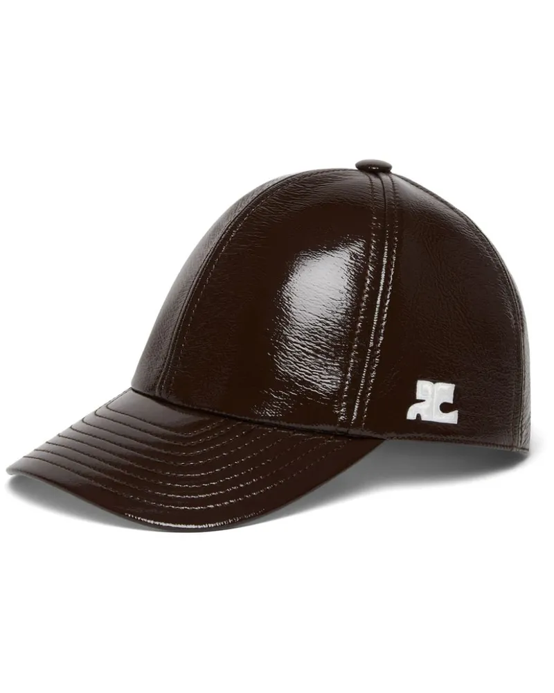 Courrèges Re-Edition Baseballkappe - Braun Braun