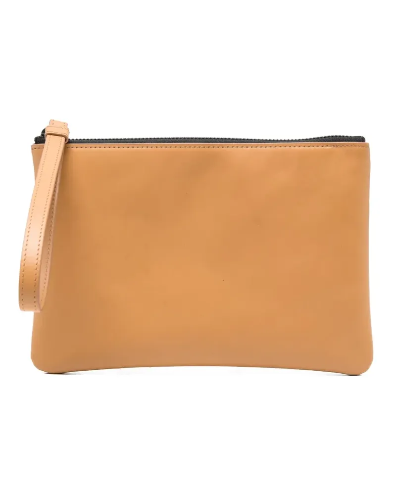 Common Projects Clutch aus Leder mit Reißverschluss - Braun Braun