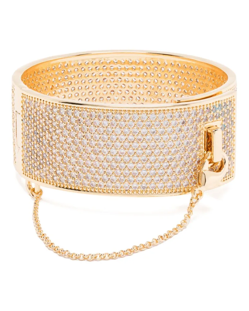 Eddie Borgo 12K yellow gold Pavé Safety Chain cuff Gold