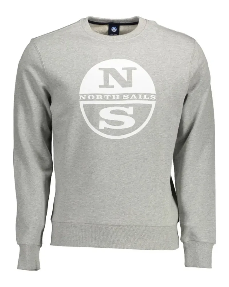 North Sails logo-print crew-neck sweatshirt - Grau Grau