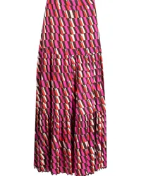 Diane von Furstenberg Austria Maxirock mit Print Rosa