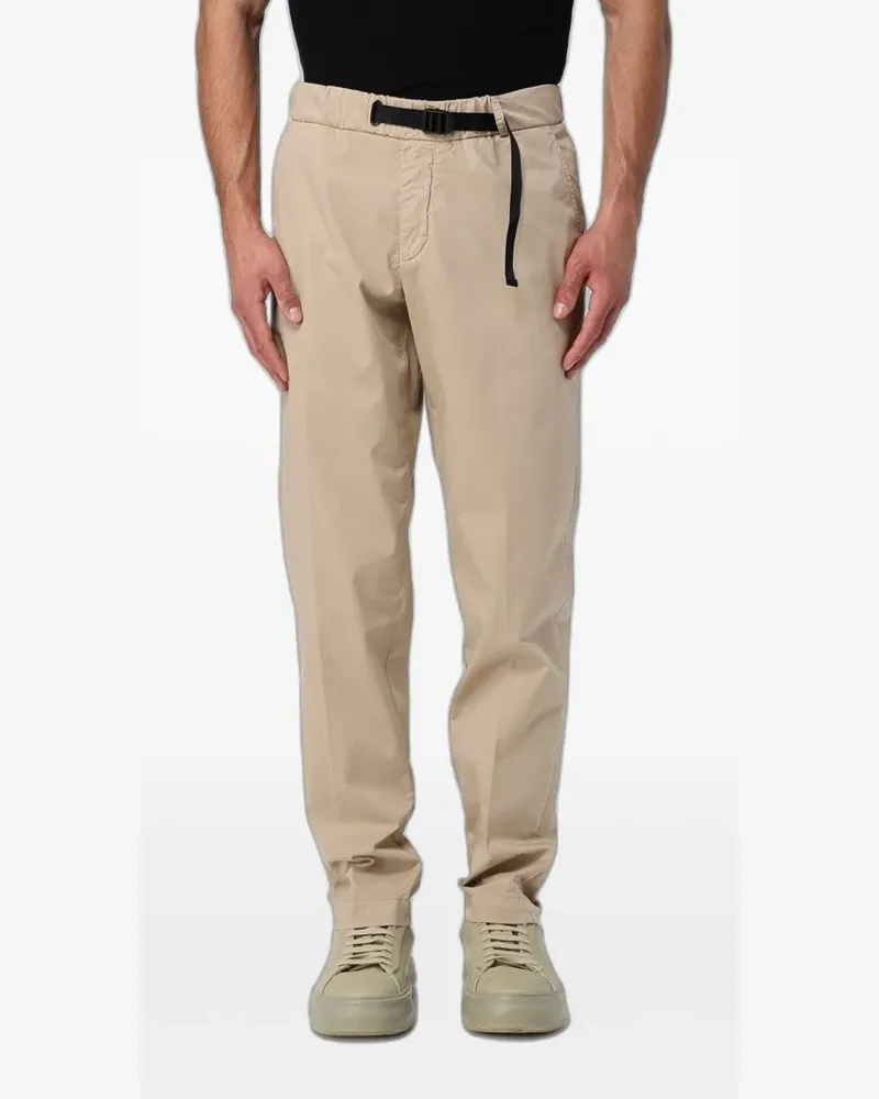 Peuterey Gerade Alpen Po Hose mit Gürtel - Nude Nude