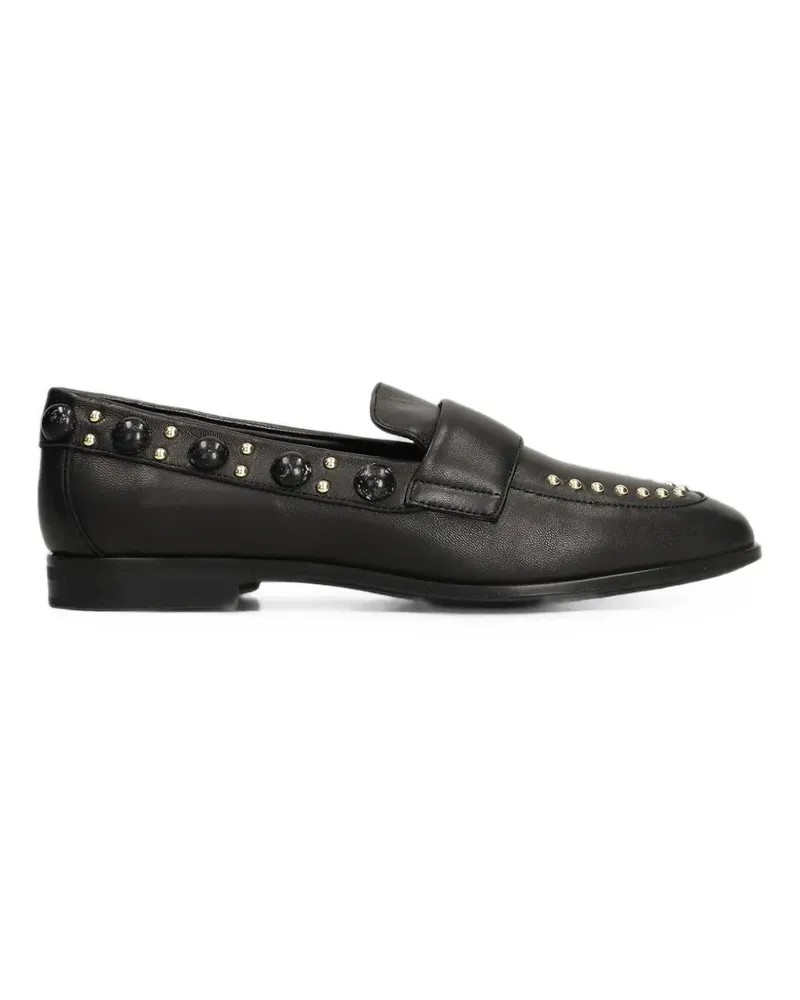 Pedro Miralles Sion Loafer mit Nieten - Schwarz Schwarz