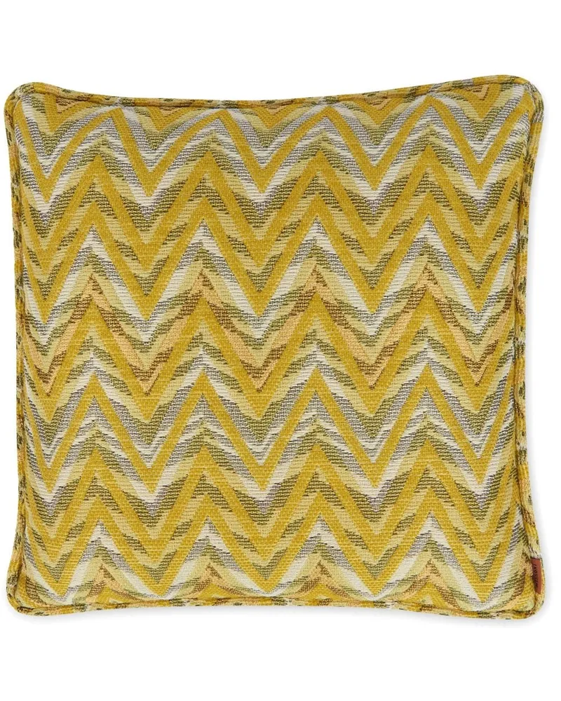 Missoni Home Kissen mit Bleach-Effekt - Gelb Gelb
