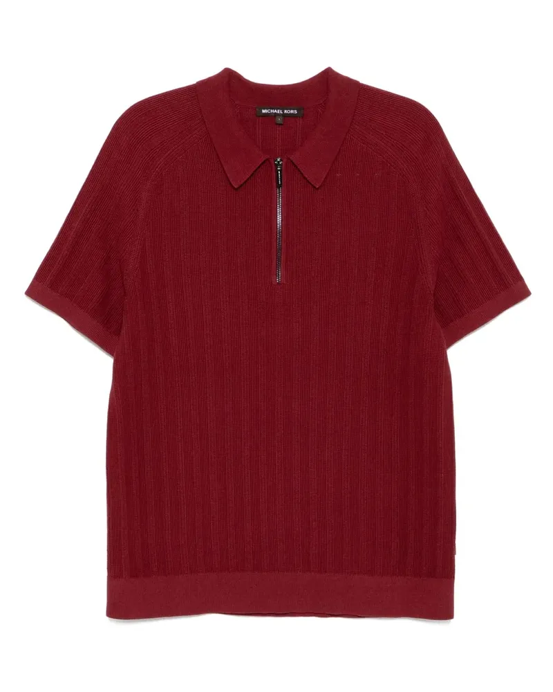 Michael Kors Gestricktes Poloshirt - Rot Rot