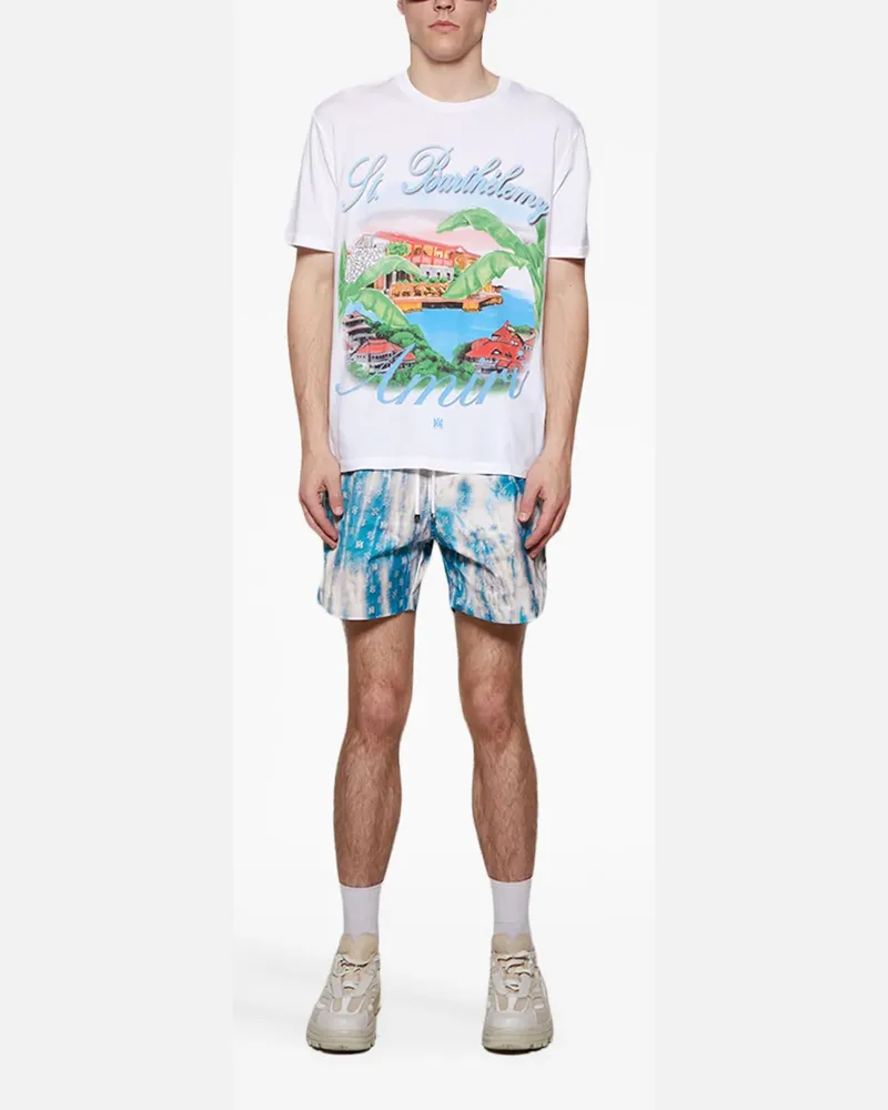 Amiri T-Shirt mit grafischem Print - Weiß Weiß