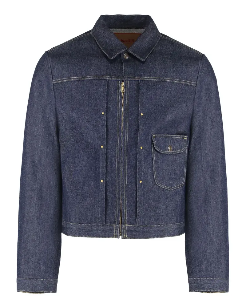 MOORER Johannes Jeansjacke - Blau Blau