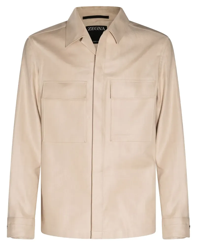 Ermenegildo Zegna Oasi Lino Jacke - Nude Nude