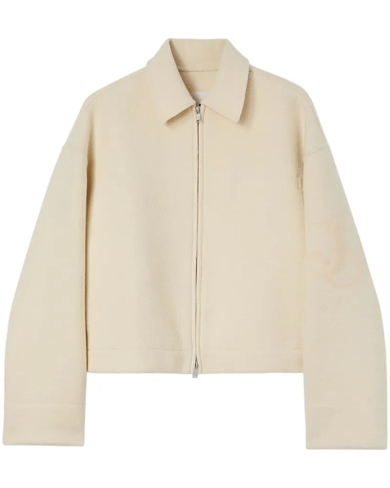 Jil Sander Jacke mit Logo-Applikation - Nude Nude