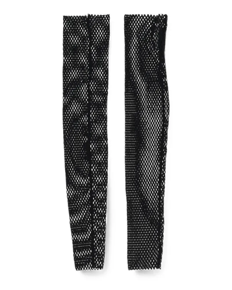 Dsquared2 Perforierte Ärmel aus Mesh - Schwarz Schwarz