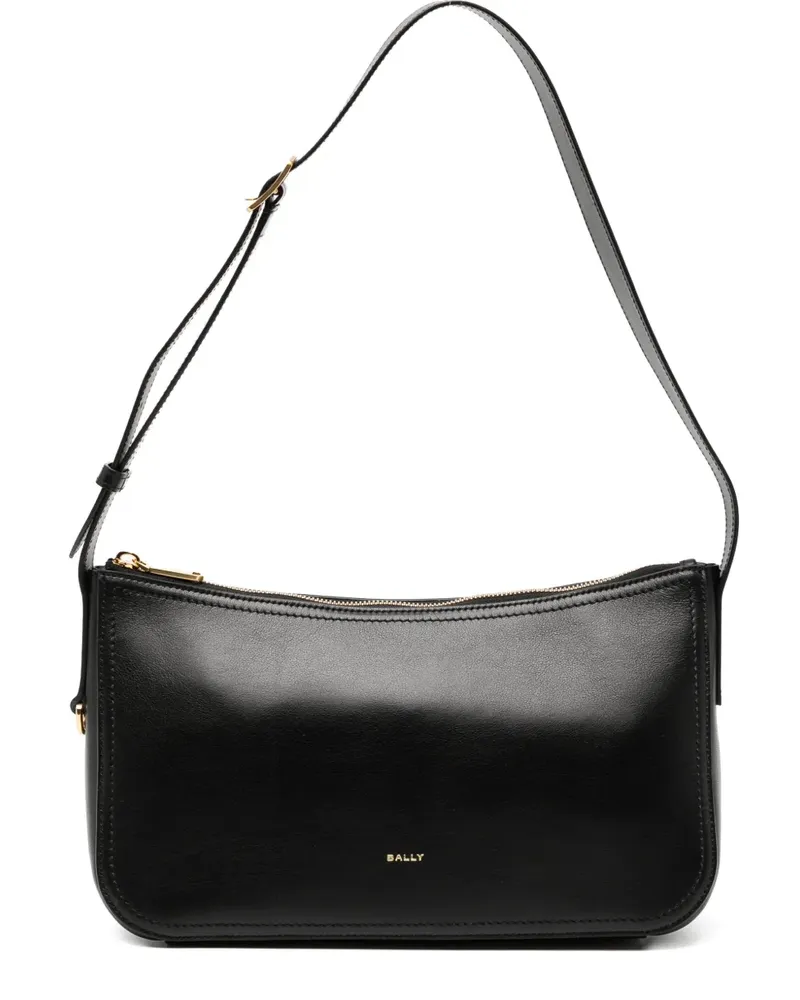 Bally logo shoulder bag - Schwarz Schwarz
