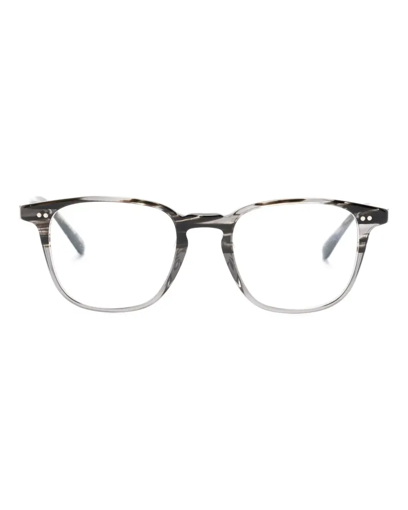Oliver Peoples Brille mit breitem Gestell - Schwarz Schwarz