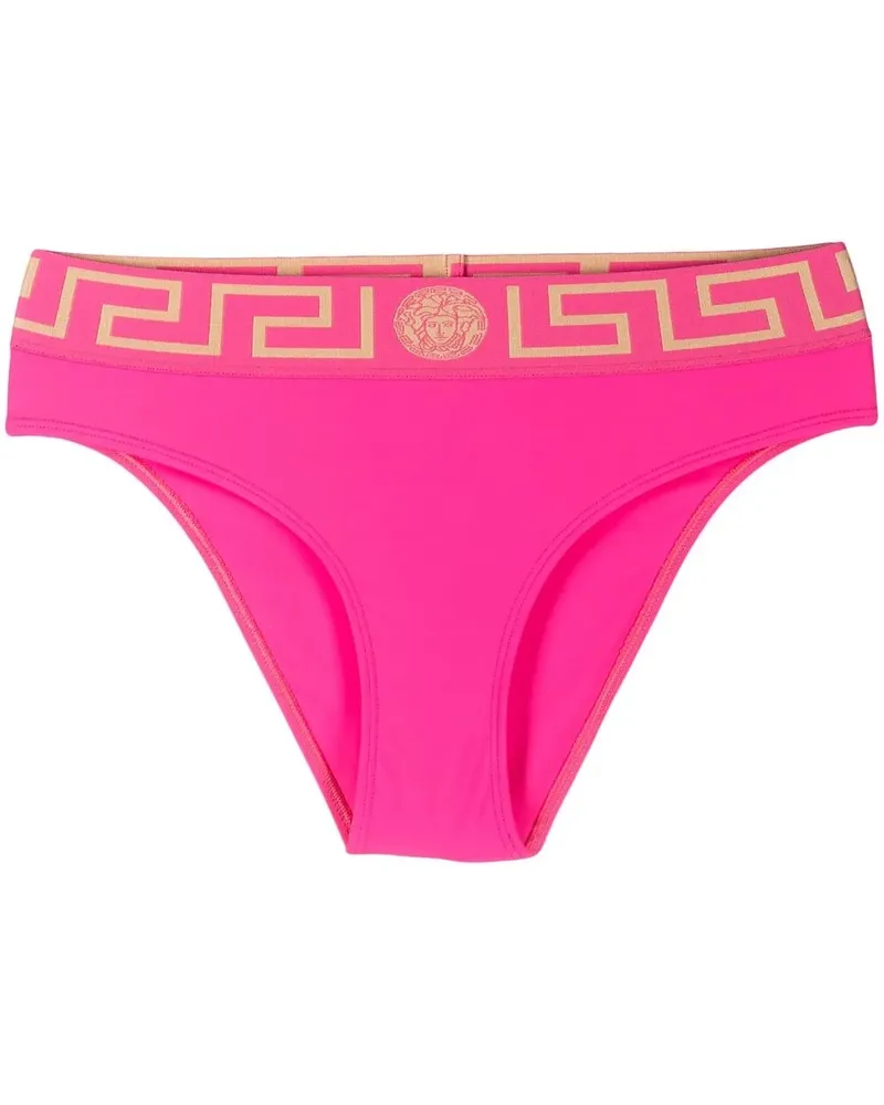 Versace Greca Border bikini bottoms - Rosa Rosa