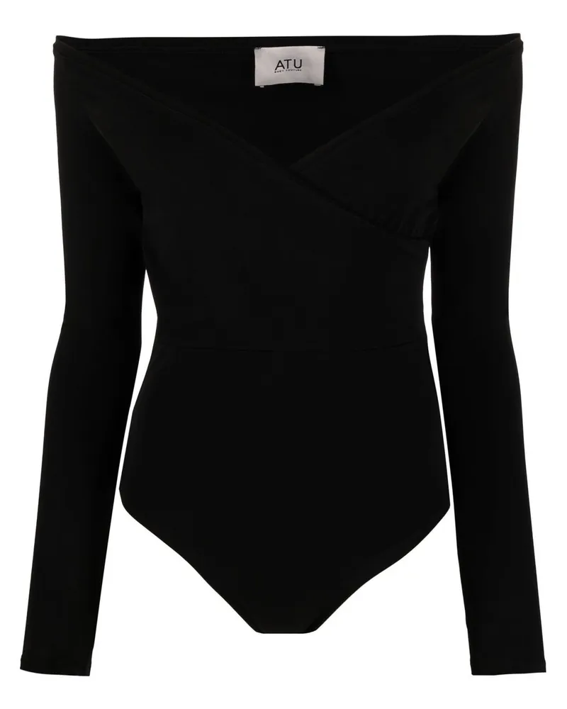 ATU Body Couture Schulterfreier Body - Schwarz Schwarz
