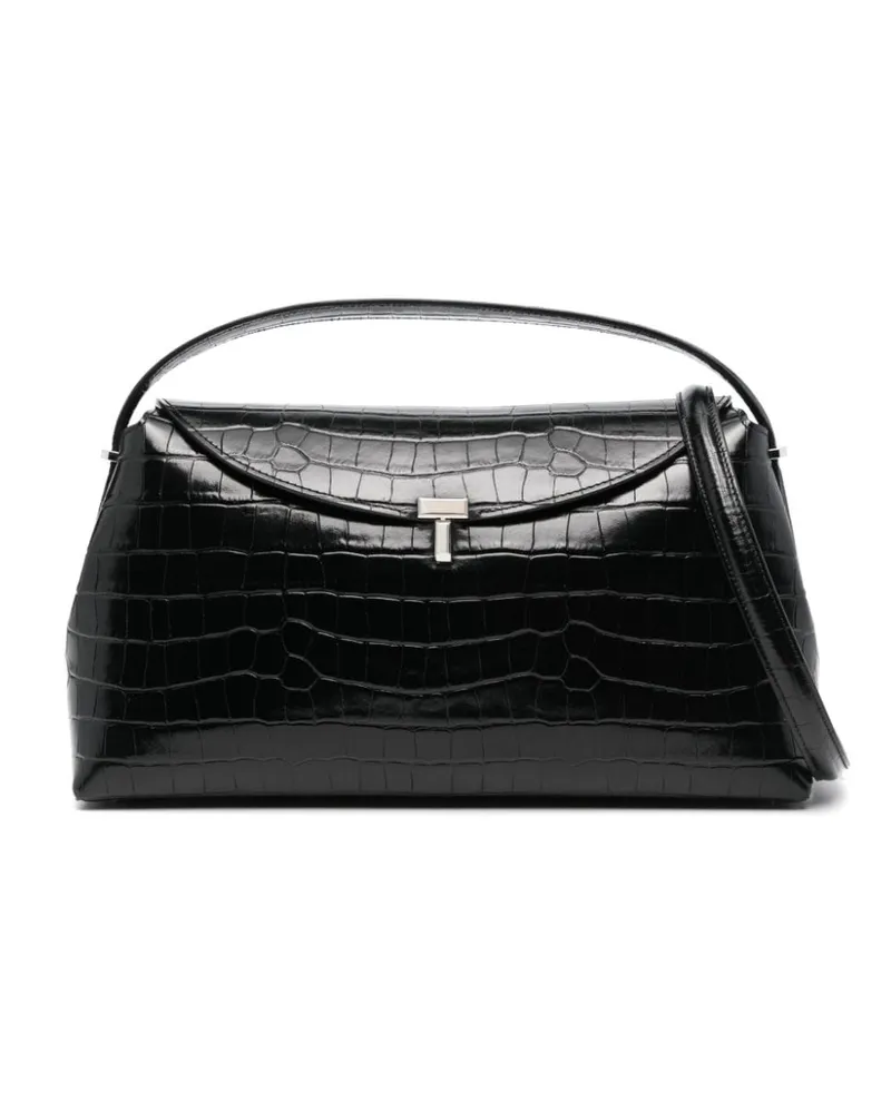 Totême T-Lock Handtasche - Schwarz Schwarz