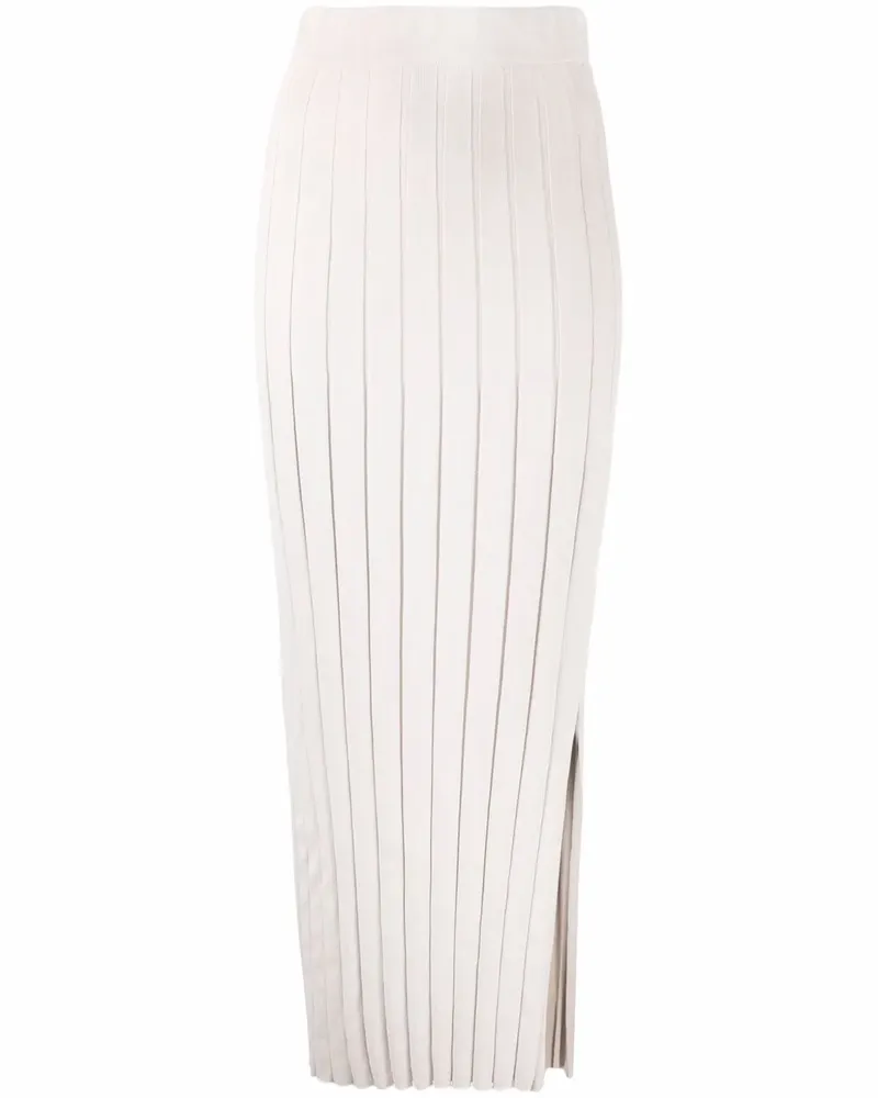 Fabiana Filippi Maxirock aus geripptem Strick - Nude Nude