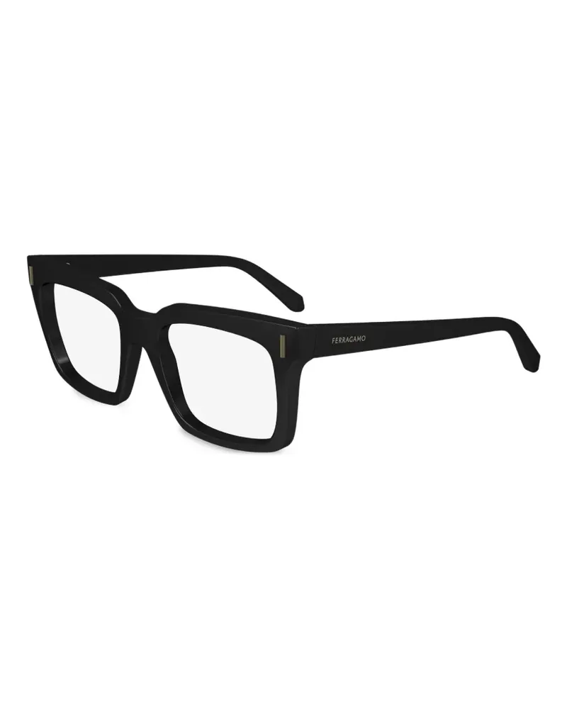Ferragamo square-frame glasses - Schwarz Schwarz