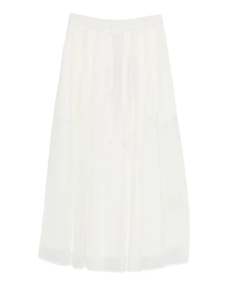 KristenseN Du Nord drawstring-fastening skirt - Weiß Weiß