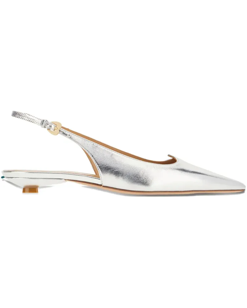 A.BOCCA Ballerinas aus Leder - Silber Silber