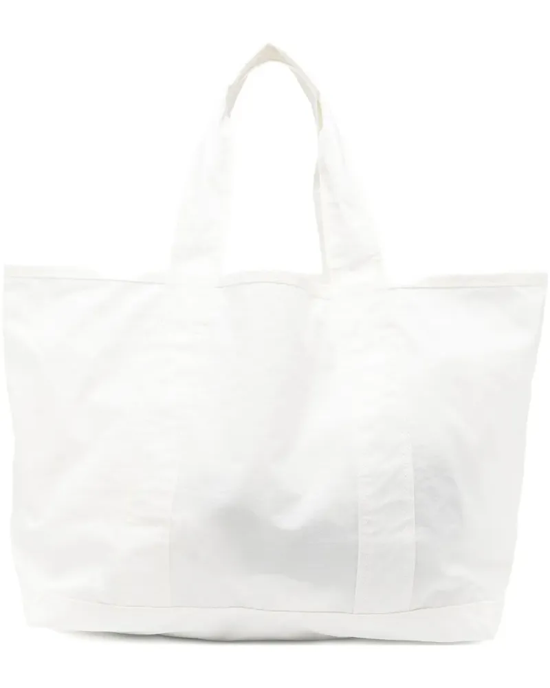 James Perse Matte Tote Bag - Weiß Weiß