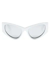 Balenciaga Sonnenbrille mit D-Gestell Silber