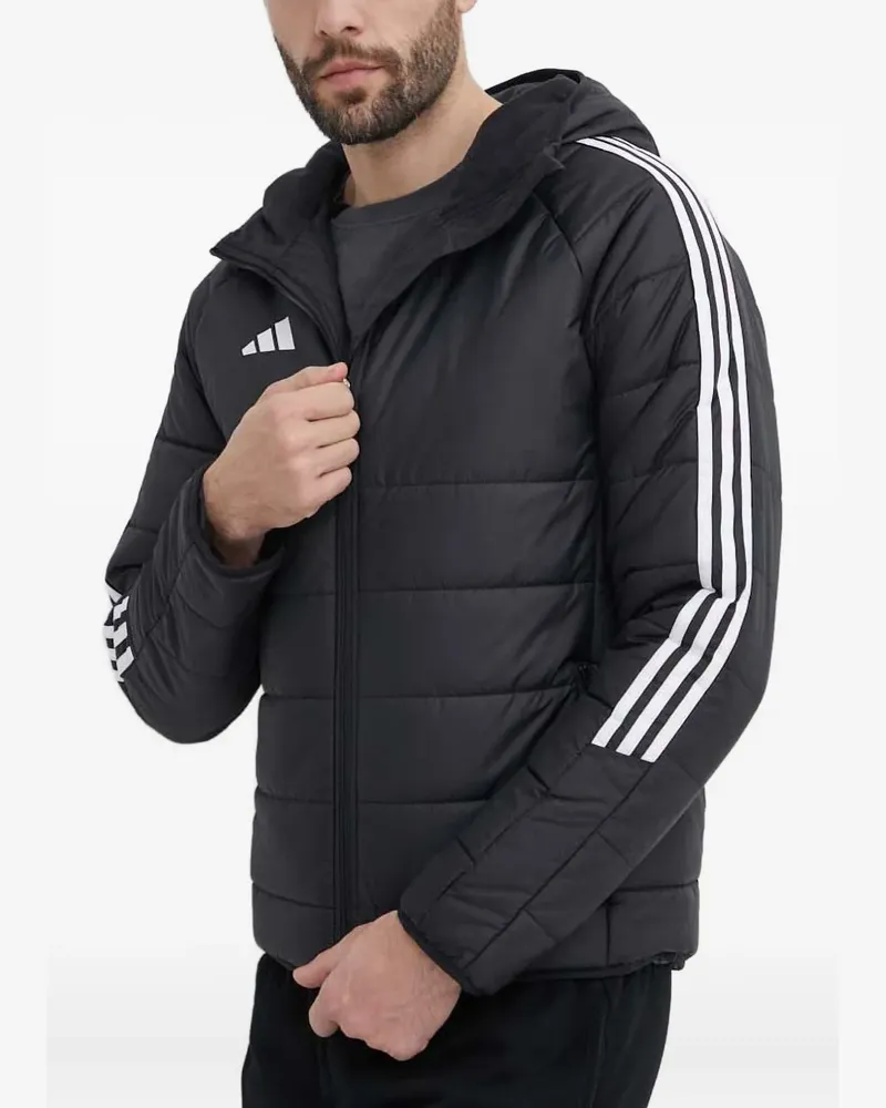 adidas three-stripe padded jacket - Schwarz Schwarz